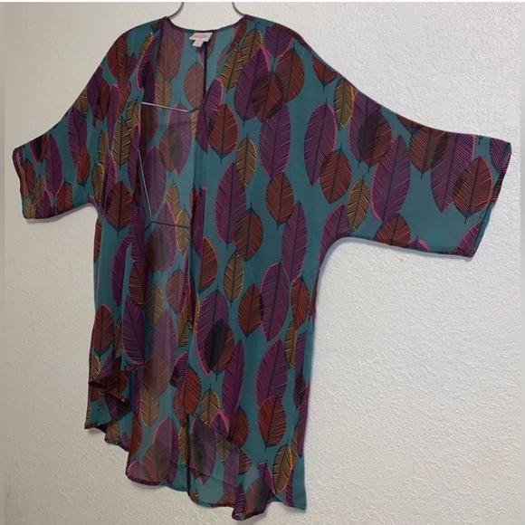 LuLaRoe sheer high low cardigan - Picture 6 of 7